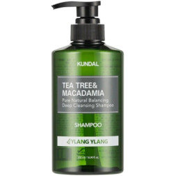 Шампунь Kundal Tea Tree &amp; Macadamia Deep Cleansing Shampoo Ylang-Ylang 500 мл (8809693257850)