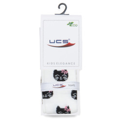 Колготки дитячі UCS Socks з котиками (M0C0301-2117-1G-white)
