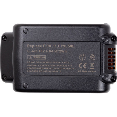 Акумулятор до електроінструменту PowerPlant для PANASONIC 18V 4.0Ah Li-ion (EY9L51B) (TB921140)