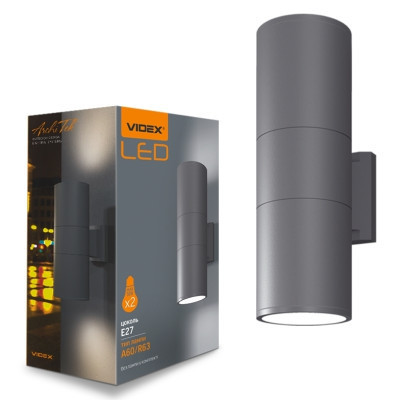 Світильник Videx LED AR082G IP54 E27x2 (VL-AR082G)