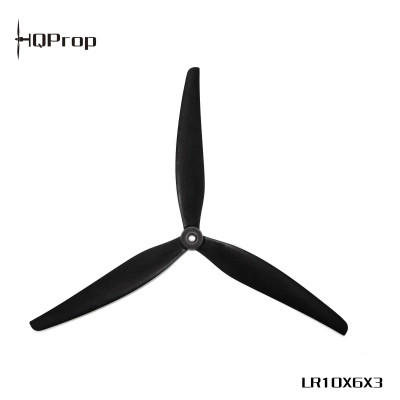 Пропелер для дрона HQProp 10x6x3 2CCW+2CW Black-Glass Fiber Reinforced Nylon (LR10X6X3B-GRN)