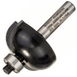 Фреза Bosch Professional галтельна, Std, S8, R12, D36.7, L16 (2.608.628.365)