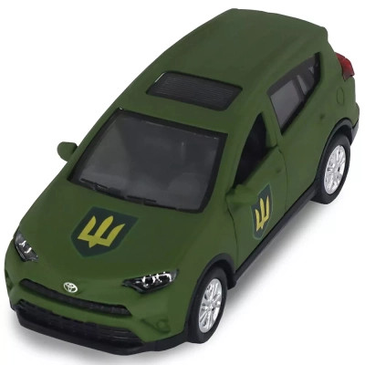 Машина Battat серії Шеврони Героїв - Toyota RAV4 - Сухопутні війська ЗСУ (KM6198M2)