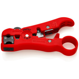 Знімач ізоляції KNIPEX для коаксіального і дата-кабелю (16 60 06 SB)