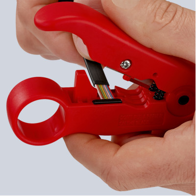 Знімач ізоляції KNIPEX для коаксіального і дата-кабелю (16 60 06 SB)