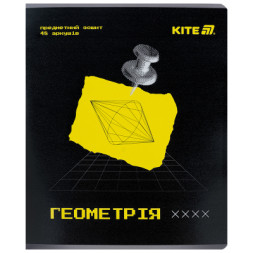 Зошит Kite предметний Techno 48 аркуші, клітинка, геометрія (K25-240-1)