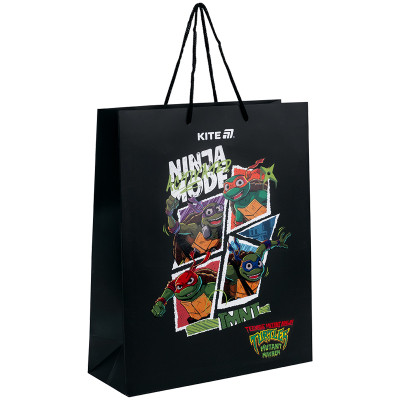 Подарунковий пакет Kite Ninja Turtles, 26х32 см (NT25-266)
