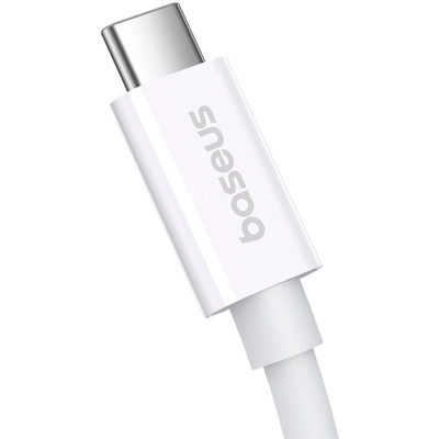 Дата кабель USB-C to USB-C 1.8m Superior USB4 Fast Charging 240W moon white Baseus (P10365200211-05)