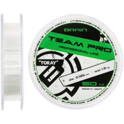 Волосінь Brain Team Pro 50m (clear) 0.135mm 1.9kg (1858.26.84)