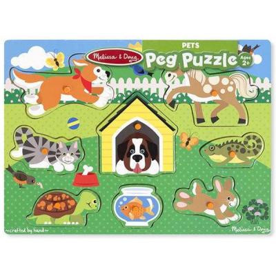 Розвиваюча іграшка Melissa&amp;Doug Рамка-вкладиш Домашні тварини 8 ел (MD19053)