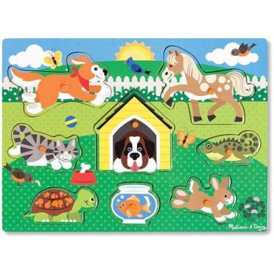 Розвиваюча іграшка Melissa&amp;Doug Рамка-вкладиш Домашні тварини 8 ел (MD19053)
