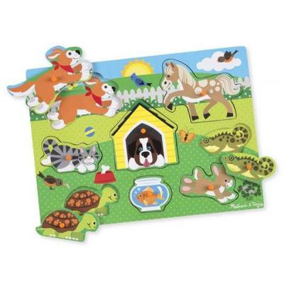 Розвиваюча іграшка Melissa&amp;Doug Рамка-вкладиш Домашні тварини 8 ел (MD19053)