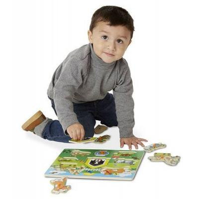Розвиваюча іграшка Melissa&amp;Doug Рамка-вкладиш Домашні тварини 8 ел (MD19053)