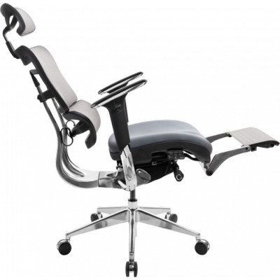 Офісне крісло GT Racer X-801L Bright Gray (X-801L Bright Gray (W-20 B-40))