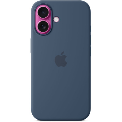 Чохол до мобільного телефона Apple iPhone16 Silicone Case with MagSafe - Denim (MYY23ZM/A)