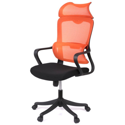 Офисное кресло Аклас Дориан BL TILT Оранжевый (K-09 Orange OS-3000 Black) (00144001)
