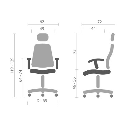 Офисное кресло Аклас Дориан BL TILT Оранжевый (K-09 Orange OS-3000 Black) (00144001)