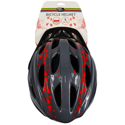 Шолом Good Bike L 58-60 см Grey/Red (88855/5-IS)