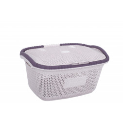 Кошик для білизни Violet House 1002 Віолетта Powder 28 л (1002 Виолетта POW 28 л)
