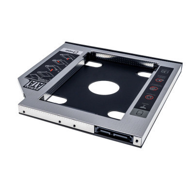 Фрейм-перехідник Grand-X HDD 2,5&#039;&#039; SATA2/SATA3 Slim 9,5mm (HDC-24С)