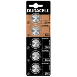 Батарейка CR 2016 / DL 2016 * 5 Duracell (5010979)