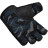 Рукавички для фітнесу RDX T2 Half Blue Plus M (WGA-T2HU-M+)