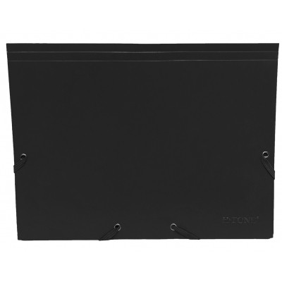 Папка на резинках H-Tone А4, чорна (FOLD-HT-JJ40941-B)