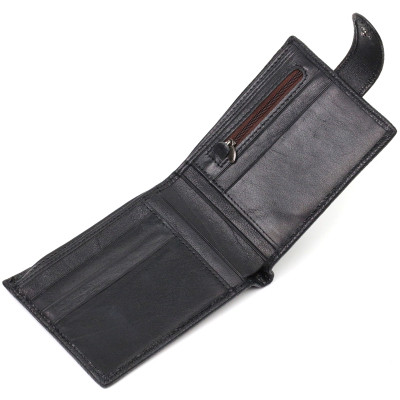 Гаманець Vintage З натуральної шкіри Чорний (sale_15019)