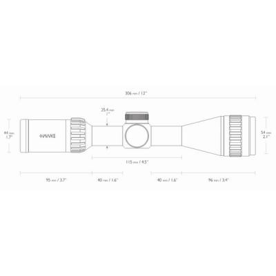 Оптичний приціл Hawke Airmax 4-12x40 AO (AMX) (13130)