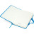 Книга записна Axent Partner, 95x140 мм, 96 аркушів, клітинка, блакитна (8301-07-A)