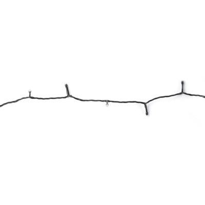 Гірлянда Twinkly Smart LED Strings RGBW 250, BT+WiFi, Gen II, IP44, кабель ч (TWS250SPP-BEU)