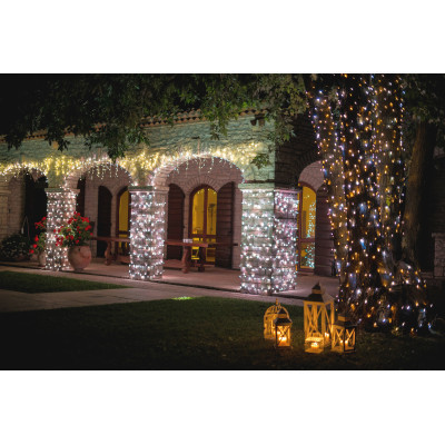 Гірлянда Twinkly Smart LED Strings RGBW 250, BT+WiFi, Gen II, IP44, кабель ч (TWS250SPP-BEU)