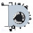 Вентилятор ноутбука Acer Aspire 4250/4552/4552G/4739/4739Z DC(5V,0.5A) 3pin (KSB06105HA-AF18)