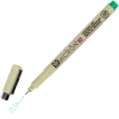 Лайнер Sakura Pigma Micron (0.2) 0,3 мм Зелений (084511318397)