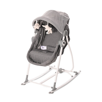 Крісло-гойдалка Lorelli 3 в 1 grey (ALICANTE grey)
