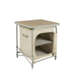 Туристичний стіл Naturehike CNH22JU031 із полицями бежевий (6975641888895)