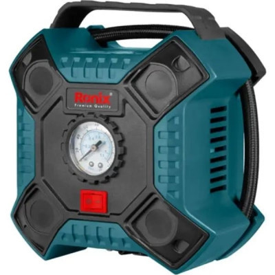 Автомобільний компресор Ronix 12В, 160 PSI, 11 бар, 1100 кПа (RH-4263)