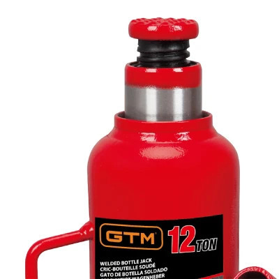 Домкрат GTM гідравлічний пляшковий 12т (240-460мм) (TH91204)