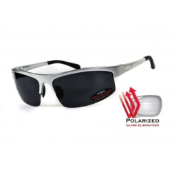 Сонцезахисні окуляри BluWater Alumination-5 Silver Polarized Сірі (4АЛЮМ5-С20П)