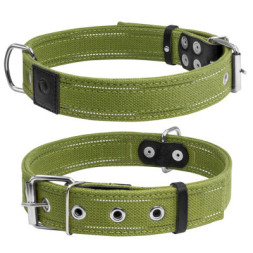 Нашийник для тварин Collar Брезент подвійний Ш 45 мм Д 56-71 см (6139)