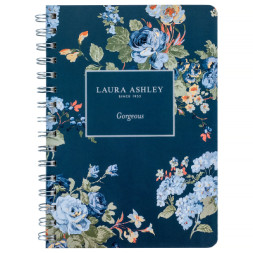 Блокнот Axent на спіралі Laura Ashley, Gorgeous А5 80 аркушів, клітинка, тверда обкладинка (8470-5-A-LA)