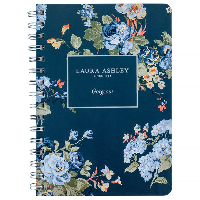 Блокнот Axent на спіралі Laura Ashley, Gorgeous А5 80 аркушів, клітинка, тверда обкладинка (8470-5-A-LA)