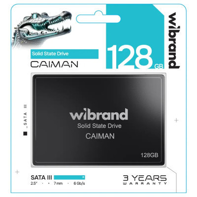 Накопичувач SSD 2.5&quot; 128GB Caiman Wibrand (WI2.5SSD/CA128GBST)