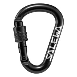 Карабін туристичний Salewa HMS Screw G2 1525 0900 Med чорний (013.003.1314)