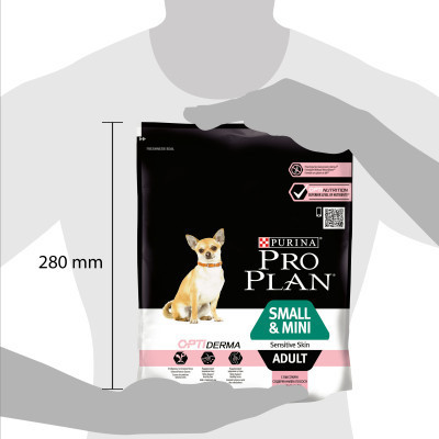Сухий корм для собак Purina Pro Plan Small&amp;Mini Sensitive Skin з лососем 700 г (7613035120808)