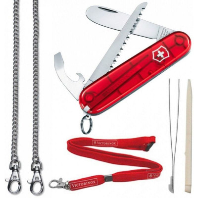Ніж Victorinox My First Transparent Red (0.2373.T)