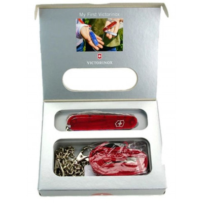 Ніж Victorinox My First Transparent Red (0.2373.T)