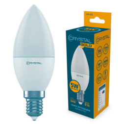 Лампочка CRYSTAL C37 5W PA Е14 3000K (C37-012)
