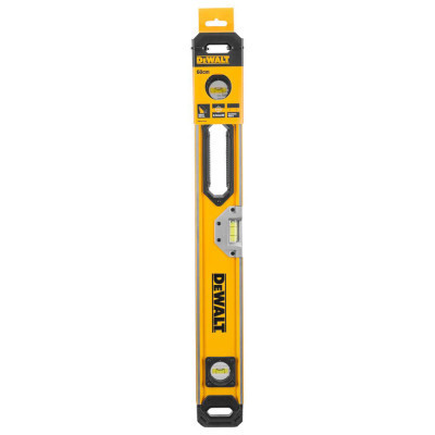 Рівень DeWALT BOX BEAM LEVELS, алюмінієвий, 3 капсули, 600 мм (DWHT0-43224)