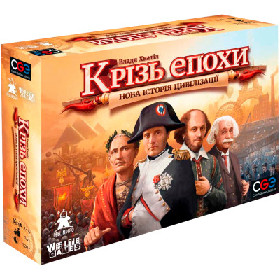Настільна гра Feelindigo Крізь епохи: Нова історія цивілізації (Through the Ages: A New Story of Civilization) (укр.) (FI23055)